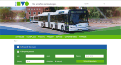 Desktop Screenshot of kvg-bus.de